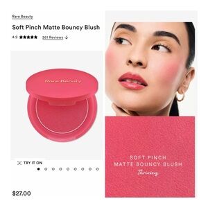 Rare Beauty Soft Pinch Matte Bouncy Blush in Thriving. NIB!
